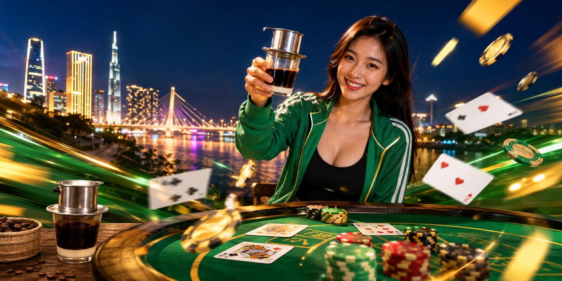 Người dùng tại TP.HCM kiểm tra tài khoản và nhận thưởng trực tuyến bên tách cà phê