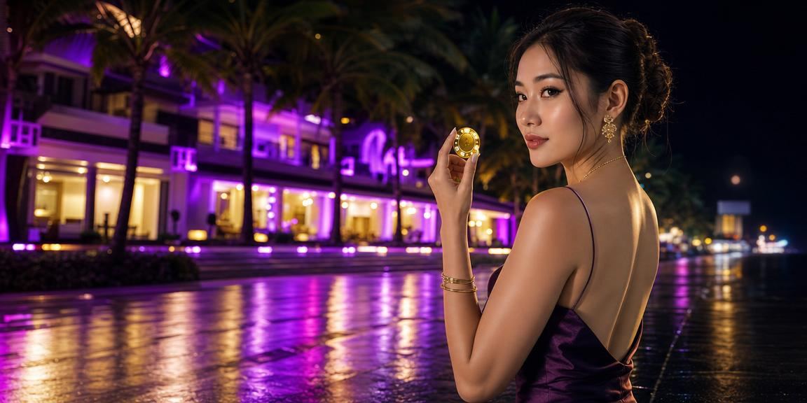 Giao diện cá cược thể thao trên điện thoại tại Phú Quốc về đêm