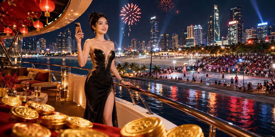 Người dùng theo dõi cá cược bóng rổ trên bãi biển Vũng Tàu qua điện thoại